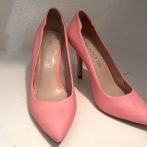 Pastel pink pumps from aldo